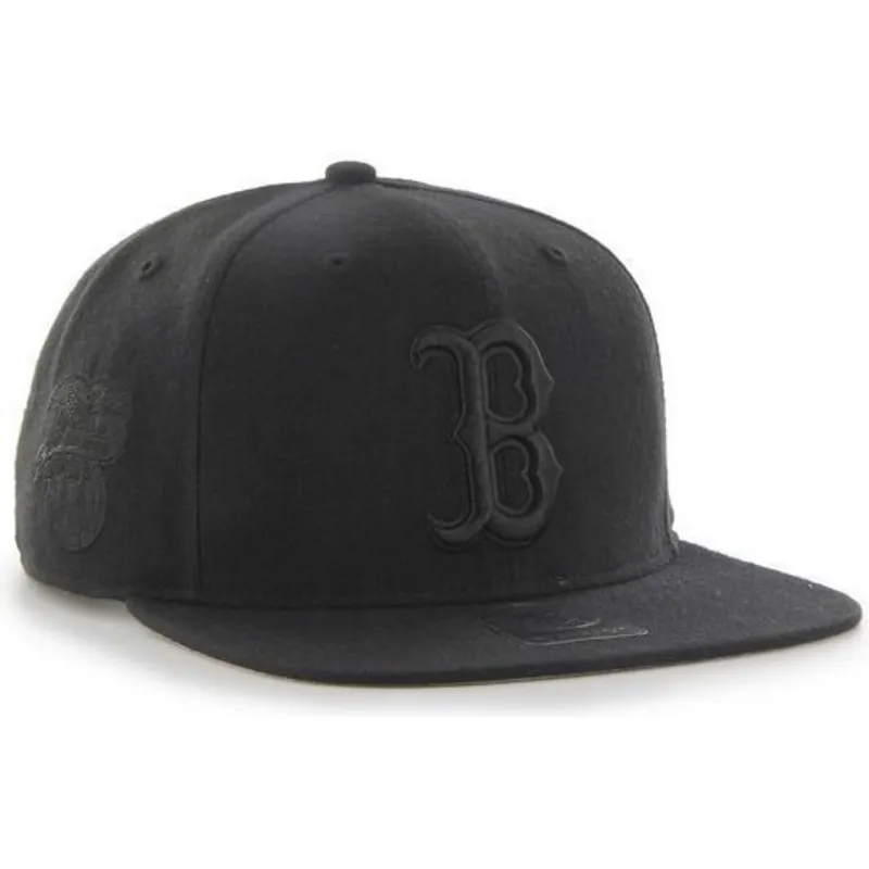 cappelli-piatta-nero-snapback-dei-boston-red-sox-mlb-di-47-brand