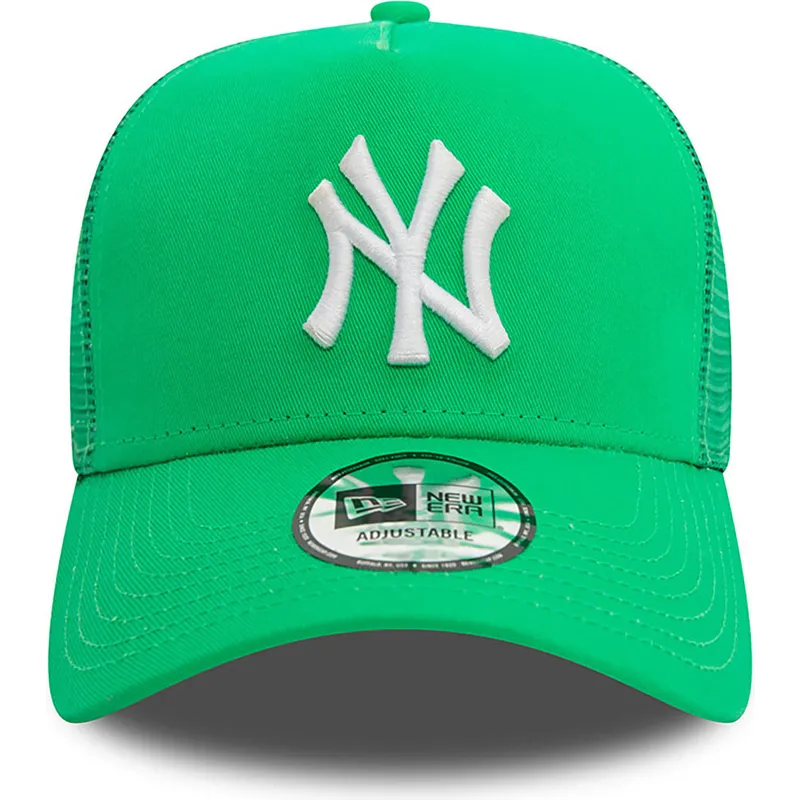 cappelli-curva-verde-snapback-a-frame-league-essential-dei-new-york-yankees-mlb-di-new-era
