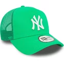 new-era-a-frame-league-essential-new-york-yankees-mlb-green-trucker-hat