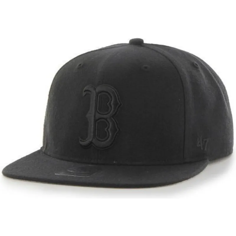 cappelli-piatta-nero-snapback-dei-boston-red-sox-mlb-di-47-brand