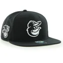 cappelli-piatta-nero-snapback-de-mascota-dei-baltimore-orioles-mlb-di-47-brand