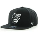 cappelli-piatta-nero-snapback-de-mascota-dei-baltimore-orioles-mlb-di-47-brand