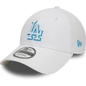 cappellino-curvo-bianco-regolabile-con-logo-blu-9forty-team-outline-dei-los-angeles-dodgers-mlb-di-new-era