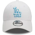 cappellino-curvo-bianco-regolabile-con-logo-blu-9forty-team-outline-dei-los-angeles-dodgers-mlb-di-new-era