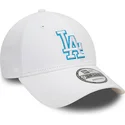 cappellino-curvo-bianco-regolabile-con-logo-blu-9forty-team-outline-dei-los-angeles-dodgers-mlb-di-new-era
