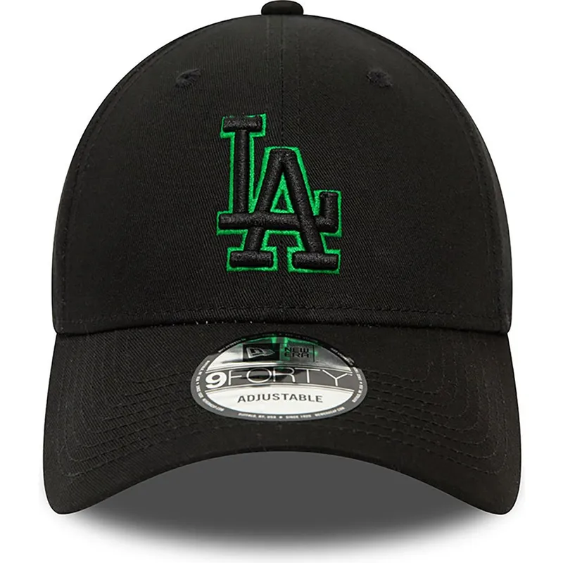 cappelli-curva-nero-cinghia-regolabile-9forty-team-outline-dei-los-angeles-dodgers-mlb-di-new-era cappelli-curva-nero-cinghia-regolabile-9forty-team-outline-dei-los-angeles-dodgers-mlb-di-new-era