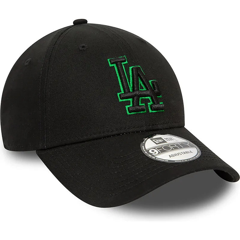 cappelli-curva-nero-cinghia-regolabile-9forty-team-outline-dei-los-angeles-dodgers-mlb-di-new-era cappelli-curva-nero-cinghia-regolabile-9forty-team-outline-dei-los-angeles-dodgers-mlb-di-new-era