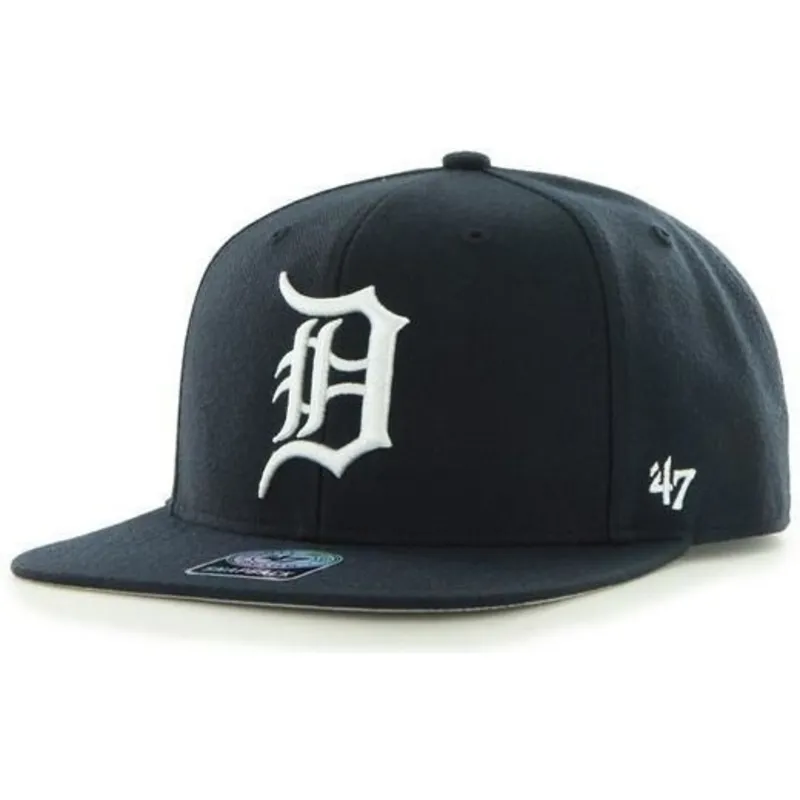 cappelli-piatta-blu-marino-snapback-dei-detroit-tigers-mlb-di-47-brand cappelli-piatta-blu-marino-snapback-dei-detroit-tigers-mlb-di-47-brand