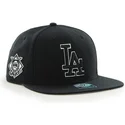 cappelli-piatta-nero-snapback-dei-los-angeles-dodgers-mlb-di-47-brand