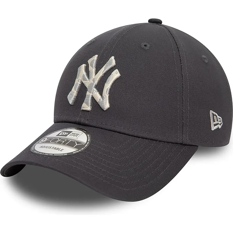 cappellino-grigio-regolabile-9forty-animal-infill-new-york-yankees-mlb-di-new-era