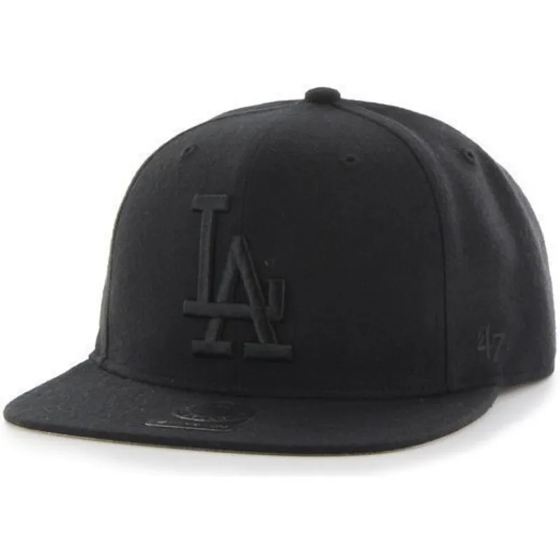 cappelli-piatta-nero-snapback-dei-los-angeles-dodgers-mlb-di-47-brand