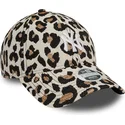 cappelli-curva-leopardo-cinghia-regolabile-9forty-jacquard-dei-new-york-yankees-mlb-di-new-era
