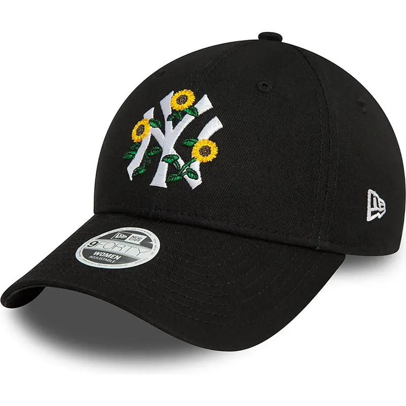 cappelli-curva-nero-cinghia-regolabile-9forty-floral-dei-new-york-yankees-mlb-di-new-era cappelli-curva-nero-cinghia-regolabile-9forty-floral-dei-new-york-yankees-mlb-di-new-era