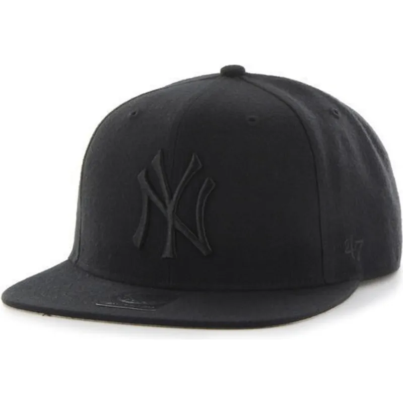 cappelli-piatta-nero-snapback-dei-new-york-yankees-mlb-di-47-brand cappelli-piatta-nero-snapback-dei-new-york-yankees-mlb-di-47-brand
