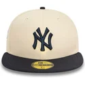cappelli-piatta-beige-regolato-59fifty-team-colour-dei-new-york-yankees-mlb-di-new-era