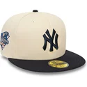 cappelli-piatta-beige-regolato-59fifty-team-colour-dei-new-york-yankees-mlb-di-new-era