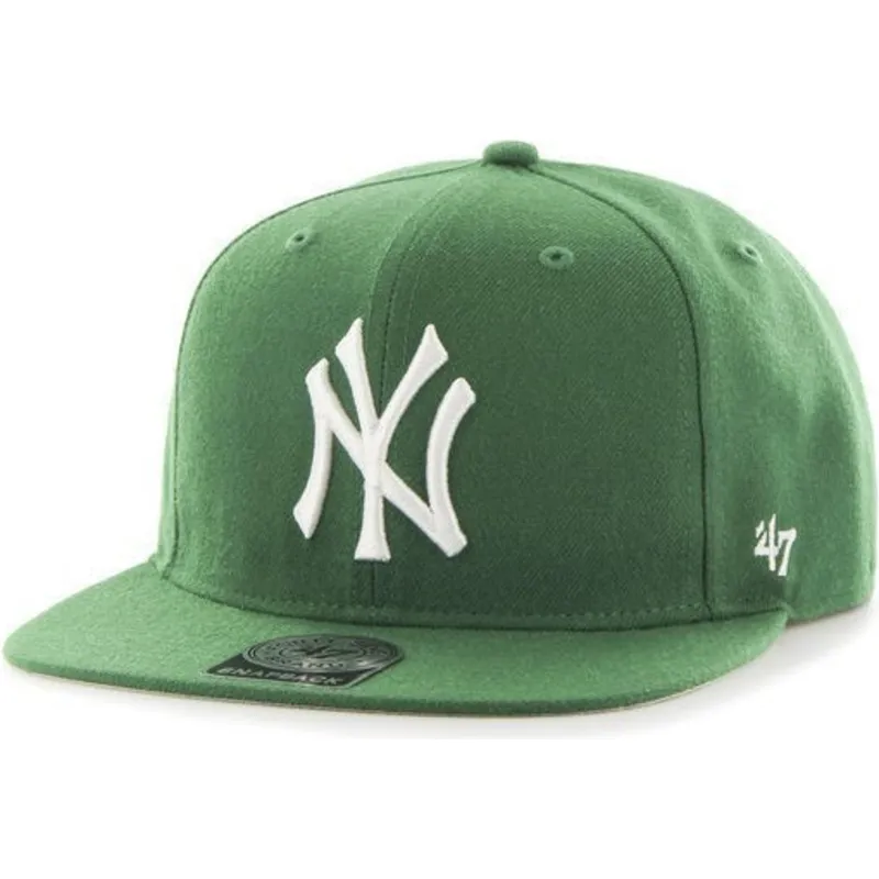 cappelli-piatta-verde-snapback-dei-new-york-yankees-mlb-di-47-brand cappelli-piatta-verde-snapback-dei-new-york-yankees-mlb-di-47-brand