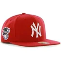 cappelli-piatta-rosso-snapback-dei-new-york-yankees-mlb-di-47-brand