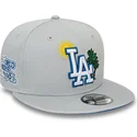 cappelli-piatta-grigio-snapback-9fifty-summer-icon-dei-los-angeles-dodgers-mlb-di-new-era