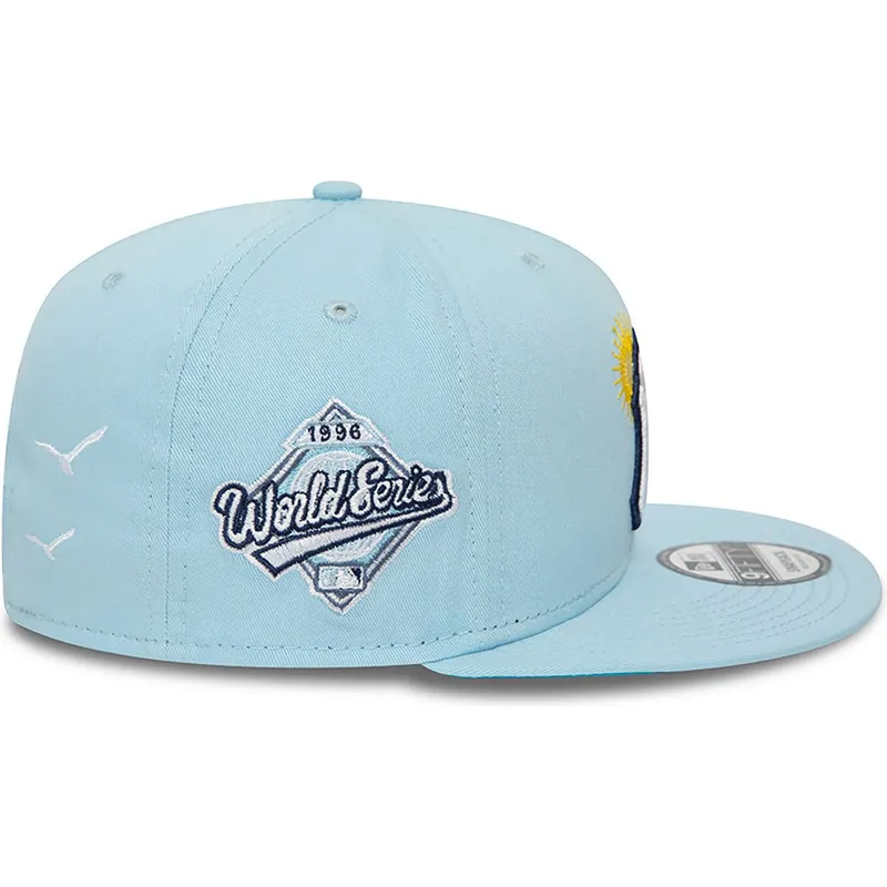 cappelli-piatta-blu-snapback-claro-9fifty-summer-icon-dei-new-york-yankees-mlb-di-new-era