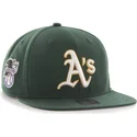 cappello-snapback-piatto-verde-oakland-athletics-mlb-sure-shot-di-47-brand