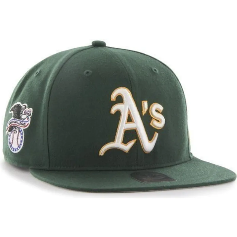 cappelli-piatta-verde-snapback-dei-oakland-athletics-mlb-di-47-brand