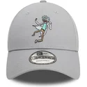 cappellino-visiera-curva-grigio-regolabile-9forty-character-di-rick-sanchez-rick-e-morty-di-new-era