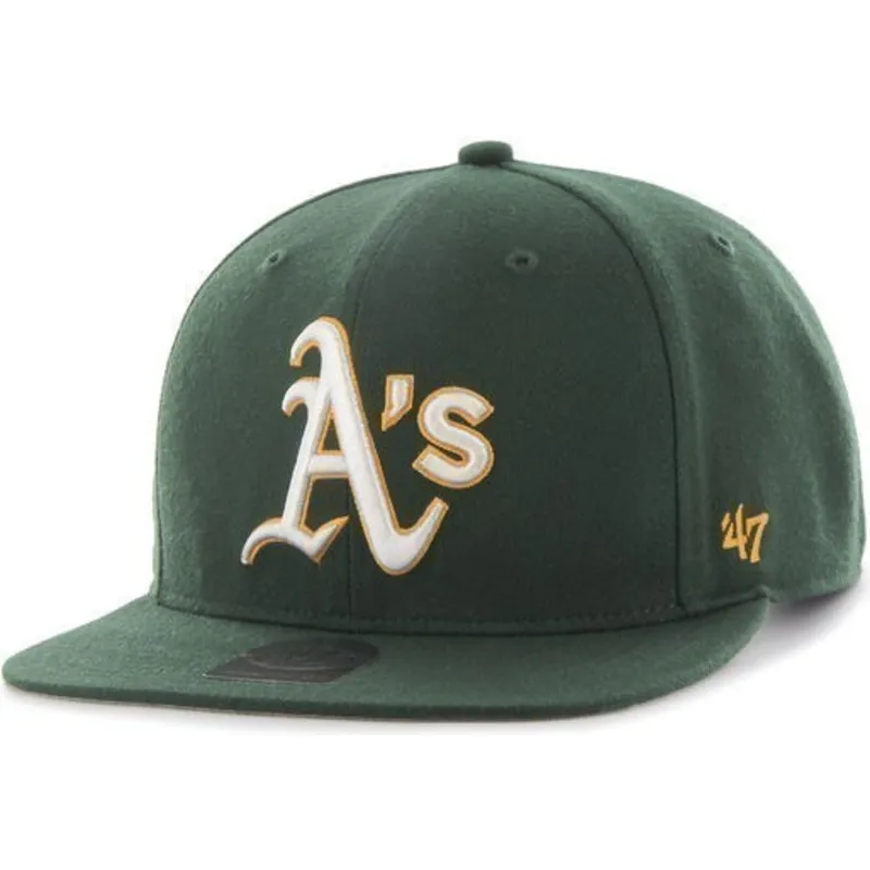 cappelli-piatta-verde-snapback-dei-oakland-athletics-mlb-di-47-brand