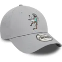 cappellino-visiera-curva-grigio-regolabile-9forty-character-di-rick-sanchez-rick-e-morty-di-new-era