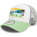 cappello-trucker-bianco-e-verde-a-frame-summer-di-ibiza-citta-e-spiagge-di-new-era