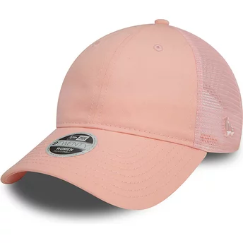 New Era Women 9TWENTY Pink Adjustable Trucker Hat