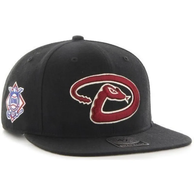 cappelli-piatta-nero-snapback-dei-mlb-di-47-brand