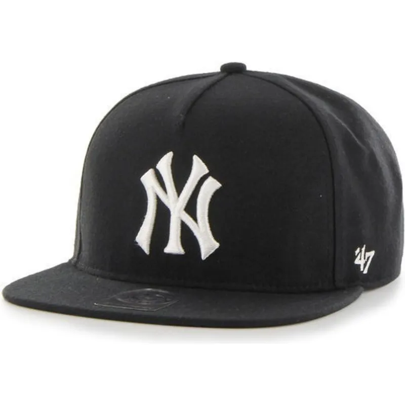 cappelli-piatta-nero-snapback-dei-new-york-yankees-mlb-di-47-brand cappelli-piatta-nero-snapback-dei-new-york-yankees-mlb-di-47-brand