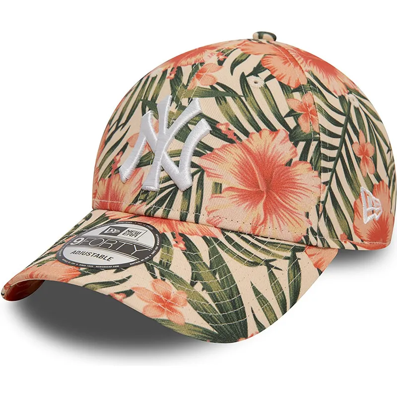 cappelli-curva-multicolore-cinghia-regolabile-9forty-tropical-dei-new-york-yankees-mlb-di-new-era