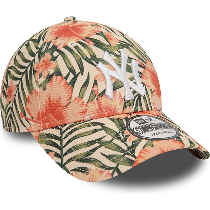 cappelli-curva-multicolore-cinghia-regolabile-9forty-tropical-dei-new-york-yankees-mlb-di-new-era