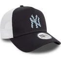 cappellino-trucker-blu-marino-e-bianco-a-frame-seasonal-infill-dei-new-york-yankees-mlb-di-new-era