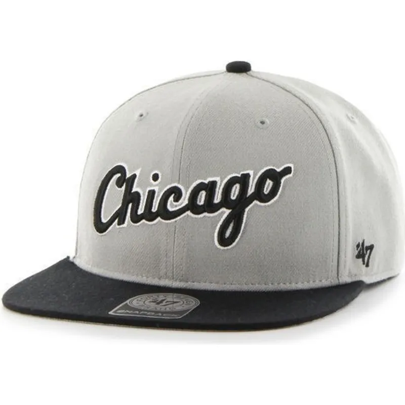 cappelli-piatta-grigio-snapback-de-letras-dei-chicago-white-sox-mlb-di-47-brand