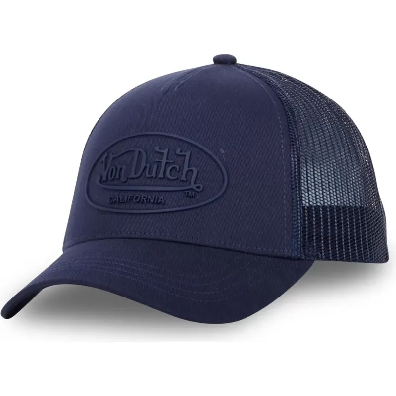 cappellino-trucker-blu-marino-log02-di-von-dutch