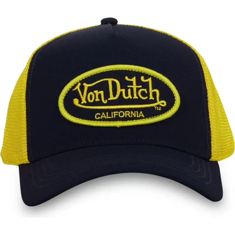 cappellino-trucker-nero-e-giallo-blye-ct-di-von-dutch