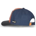 cappello-trucker-arancione-e-blu-navy-son-goku-sav-dragon-ball-di-capslab