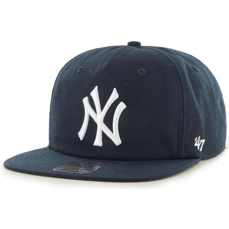 cappelli-piatta-blu-marino-snapback-dei-new-york-yankees-mlb-di-47-brand cappelli-piatta-blu-marino-snapback-dei-new-york-yankees-mlb-di-47-brand