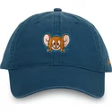 capslab-curved-brim-jerry-mou-looney-tunes-blue-adjustable-cap