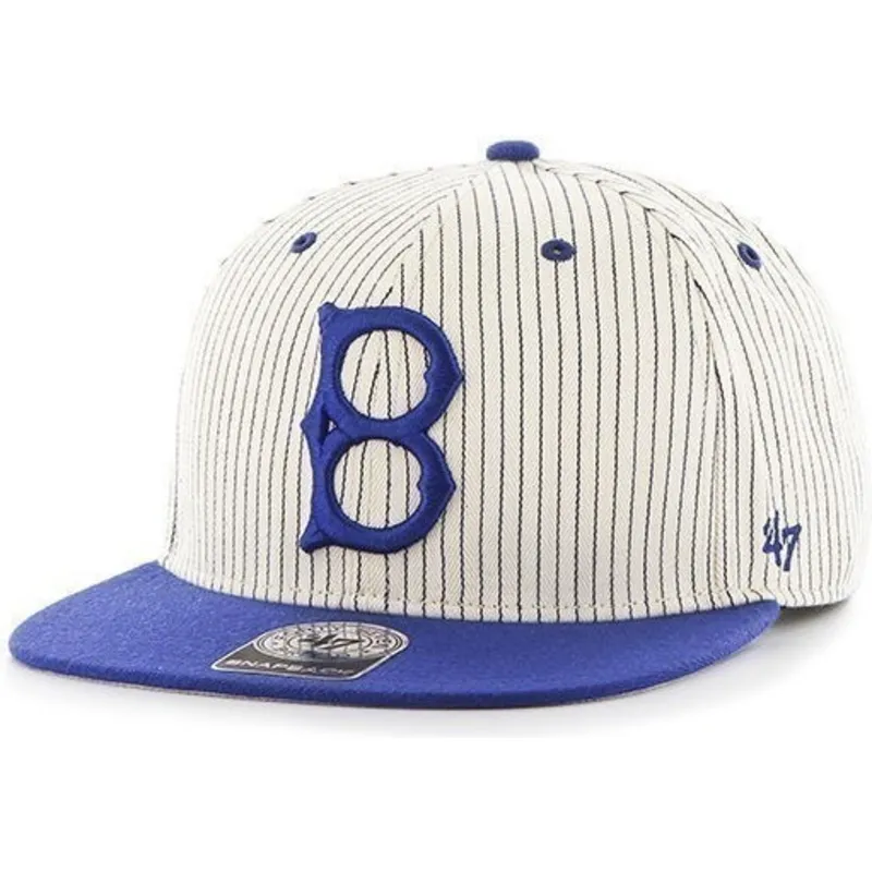 cappelli-piatta-bianco-snapback-rayas-dei-los-angeles-dodgers-mlb-di-47-brand cappelli-piatta-bianco-snapback-rayas-dei-los-angeles-dodgers-mlb-di-47-brand