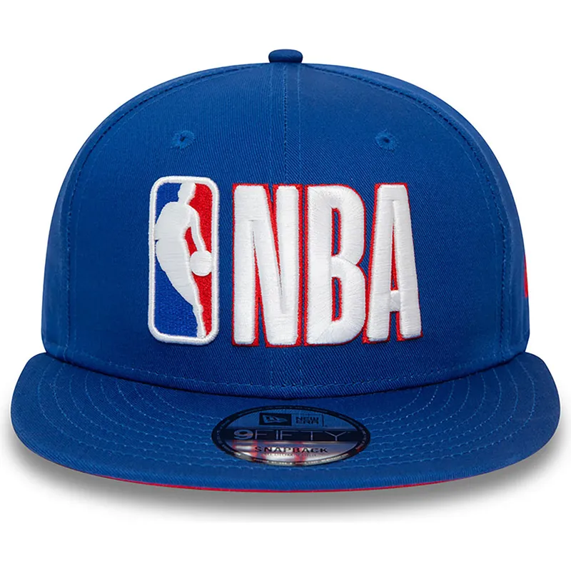 cappello-snapback-blu-piatto-9fifty-con-logo-nba-di-new-era