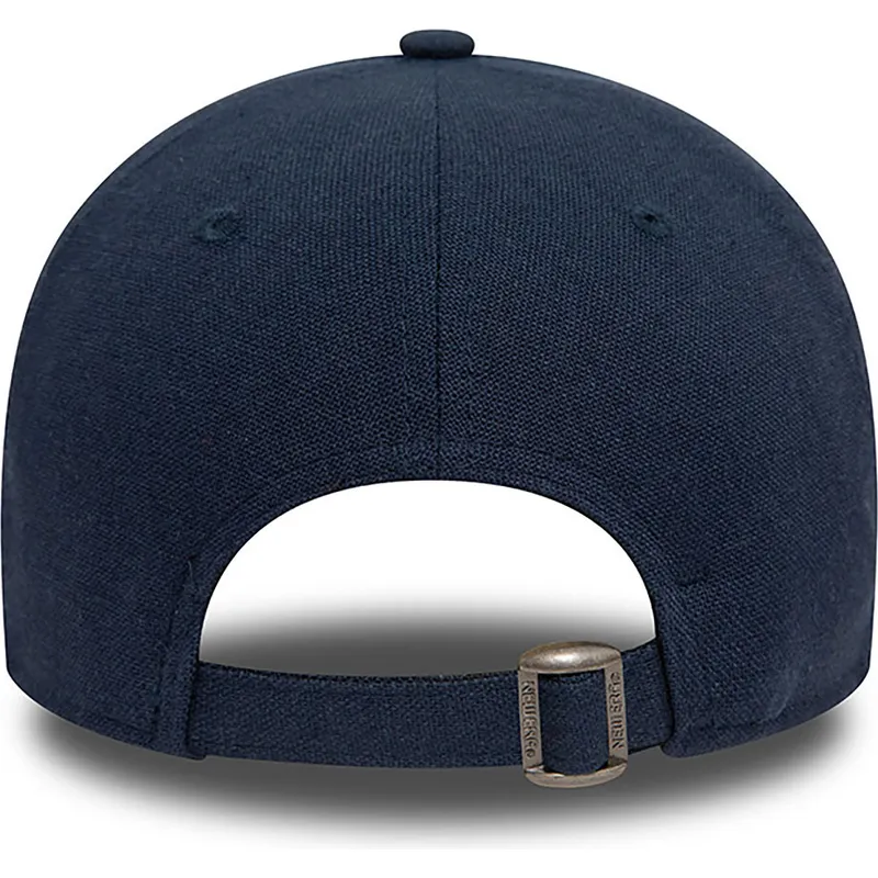 cappellino-curvo-blu-marino-regolabile-9forty-linen-dei-los-angeles-dodgers-mlb-di-new-era