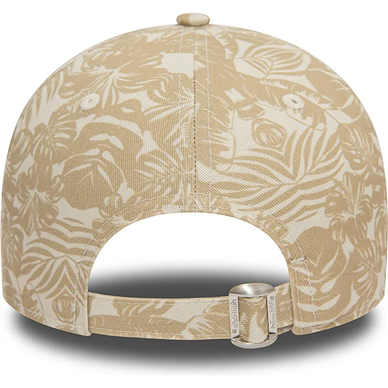 cappellino-visiera-curva-marrone-regolabile-9forty-summer-all-over-print-dei-los-angeles-dodgers-mlb-di-new-era