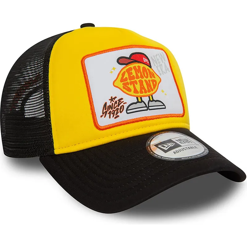 cappelli-curva-giallo-snapback-a-frame-di-new-era