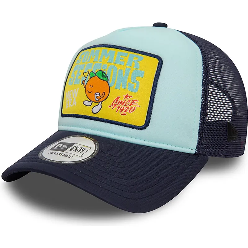cappelli-curva-blu-snapback-a-frame-di-new-era
