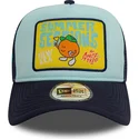 cappelli-curva-blu-snapback-a-frame-di-new-era