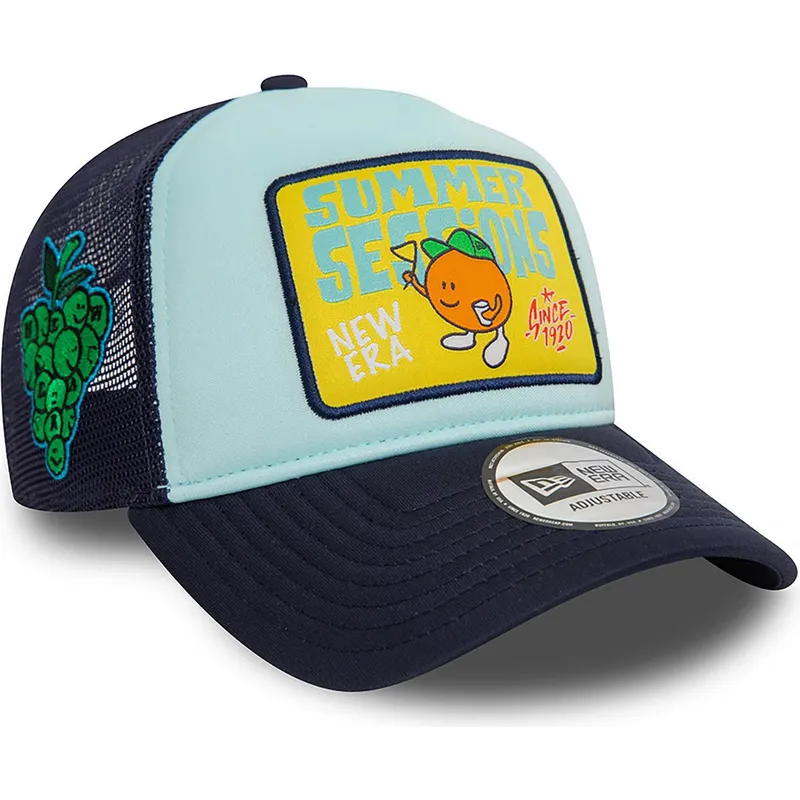 cappelli-curva-blu-snapback-a-frame-di-new-era